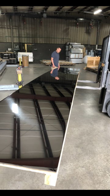 #8 Mirror--½” Thick X 48” X 256” Plate